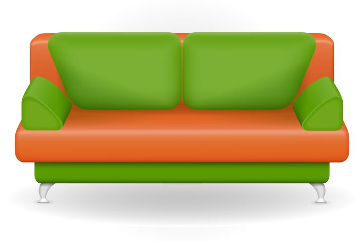 sofa meubels vector illustratie