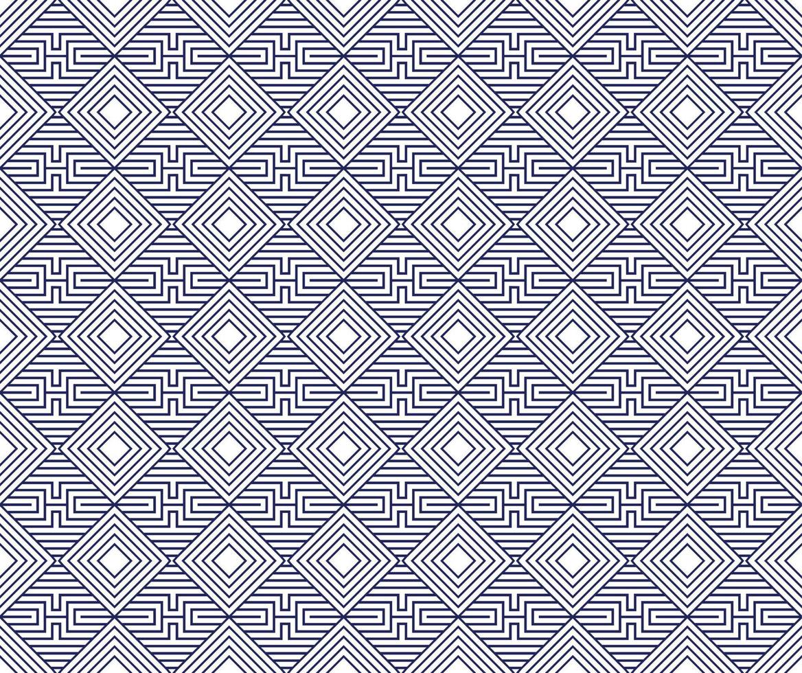 structuurpatroon van onderling verbonden geometrische lijnen. licht paarse achtergrond naadloze vector patroon. geometrische achtergrond met ruiten en knopen. abstract geometrisch patroon.