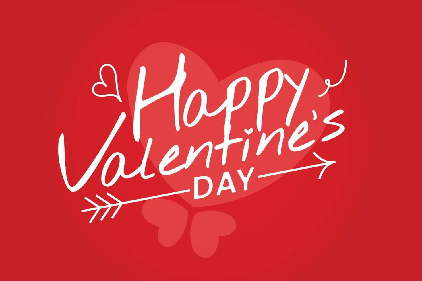 happy Valentijnsdag typografie poster banner wenskaarten achtergrond. vector illustratie