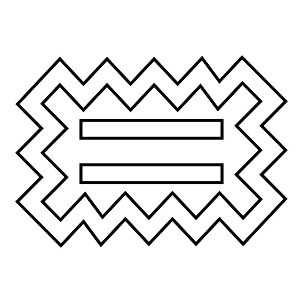 speciale lijm nodig aanduiding op het behang symbool pictogram overzicht zwarte kleur vector illustratie vlakke stijl afbeelding