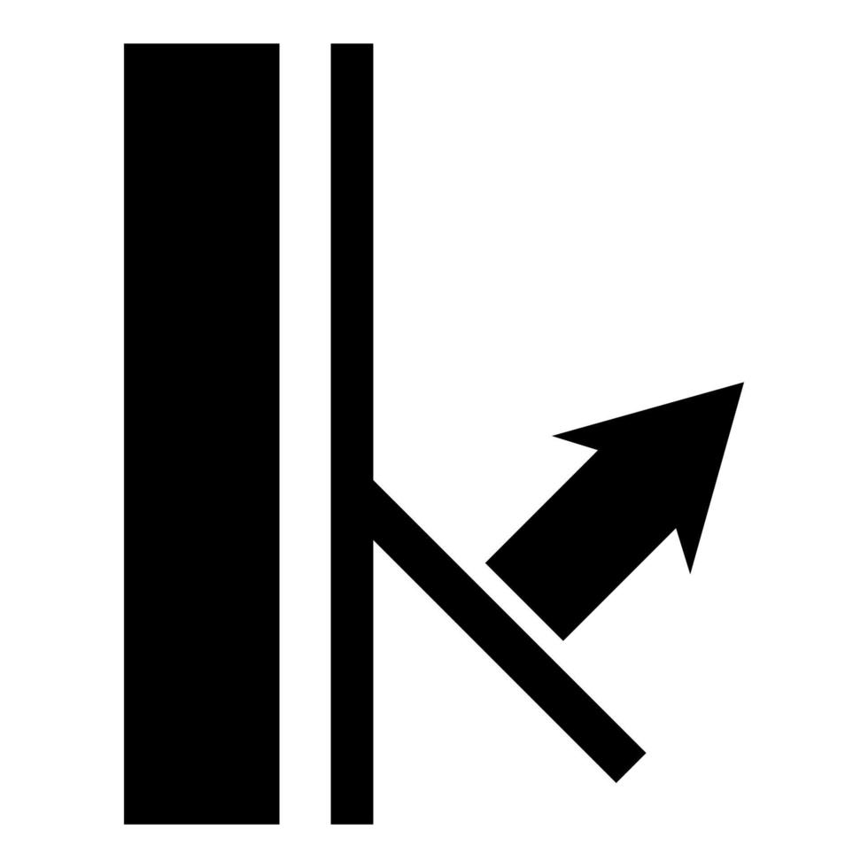 verwijderde bevochtigde aanduiding op het behang symbool pictogram zwarte kleur vector illustratie vlakke stijl afbeelding