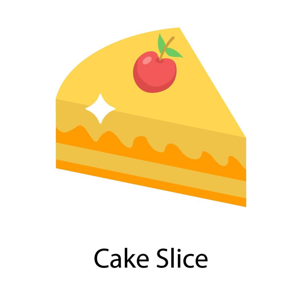 cake slice concepten vector