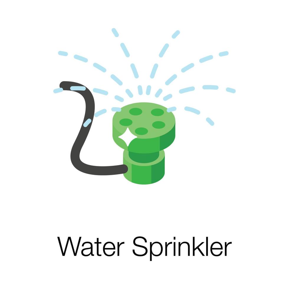 water sprinkler concepten vector