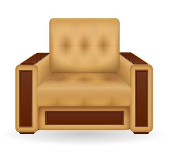 fauteuil meubels vector illustratie