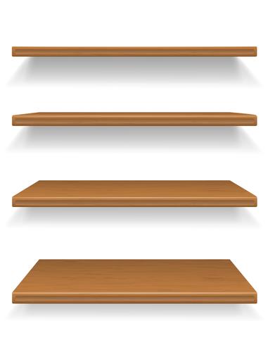 houten planken vector illustratie