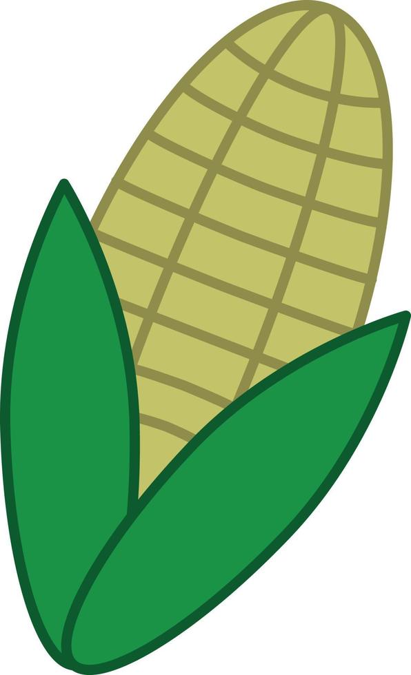maïs gevuld overzicht pictogram plantaardige vector