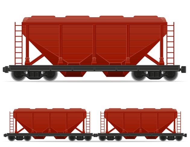 treinwagon trein vectorillustratie vector