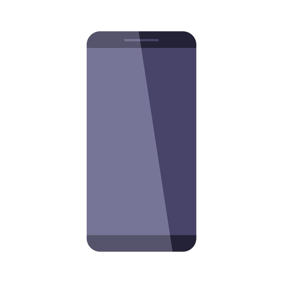 mobiele telefoon, smartphoneapparaat op witte achtergrond vector