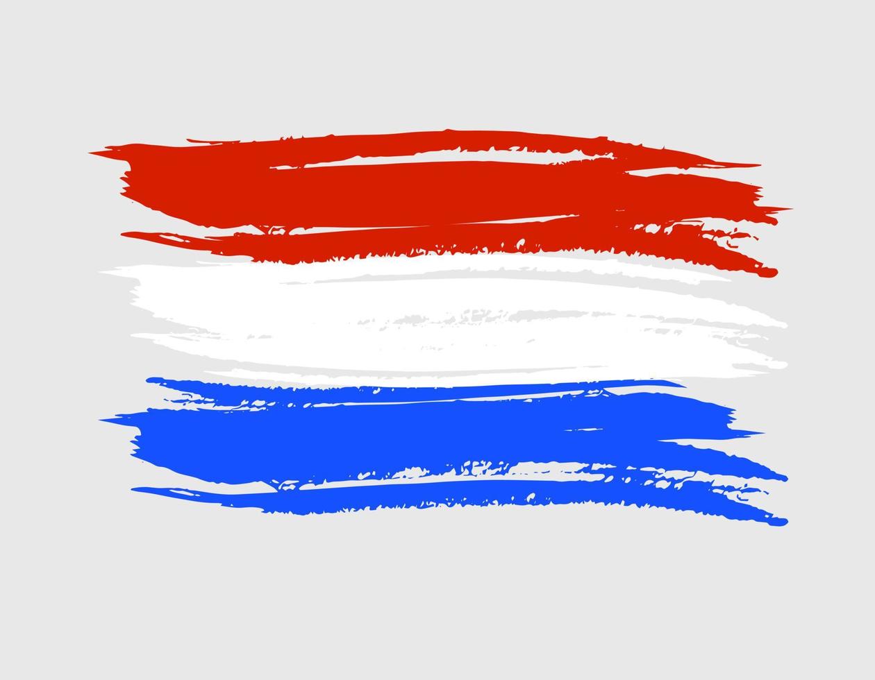 luxemburg europa land vlag vector achtergrond pictogram aquarel droog penseel inkt textuur illustratie onafhankelijkheidsdag viering banner