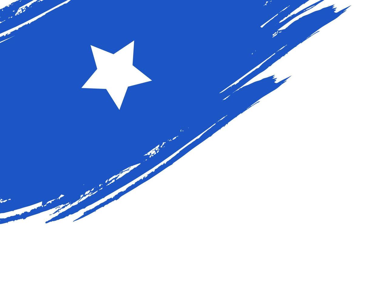 Somalië land vlag vector achtergrond pictogram aquarel droog penseel inkt textuur illustratie onafhankelijkheidsdag viering banner