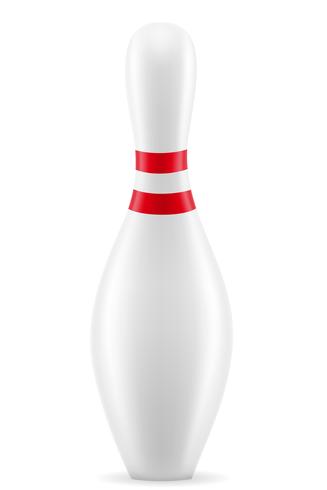 bowling pin vectorillustratie vector
