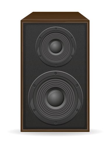 akoestische loundspeaker vectorillustratie vector