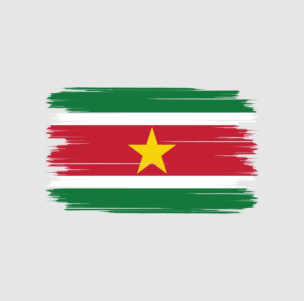 surinaamse vlagborstel vector