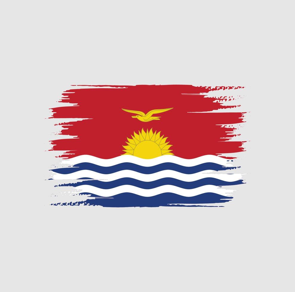 kiribati vlagborstel vector