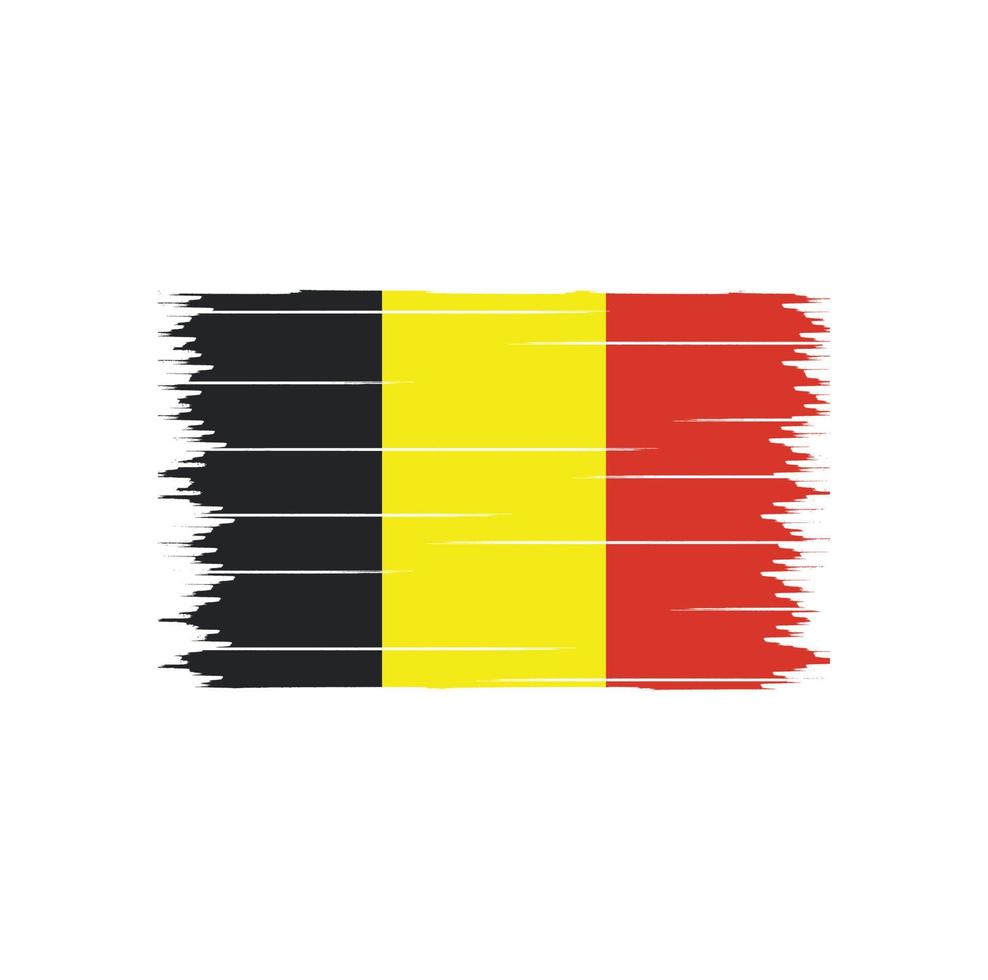 belgische vlag borstel vector