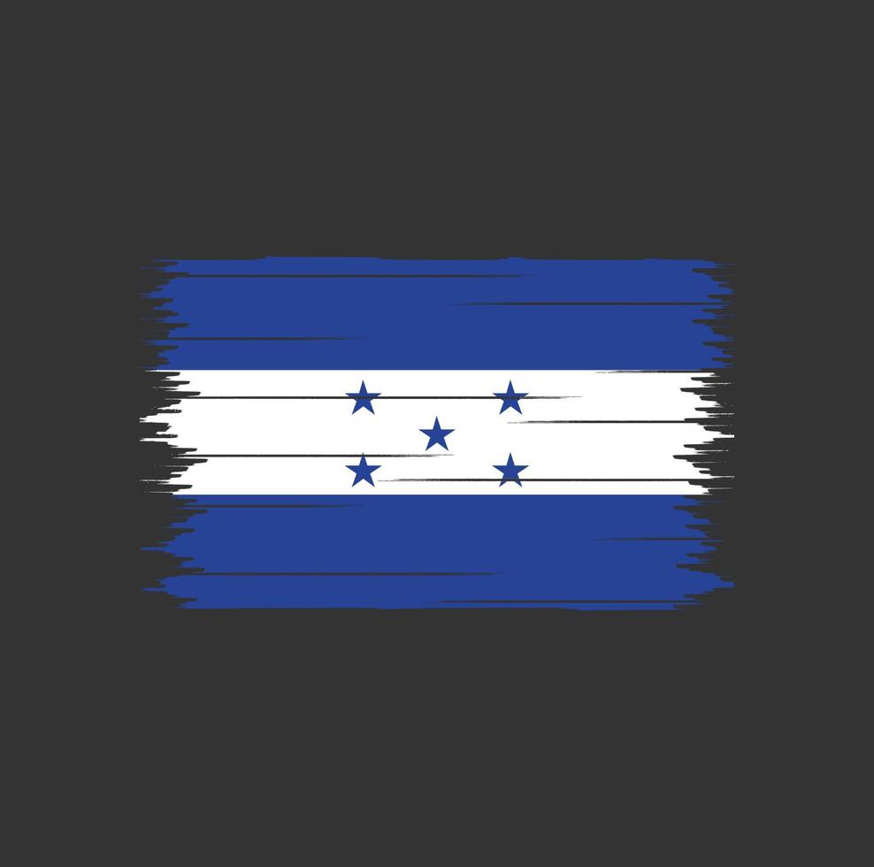 honduras vlag borstel vector