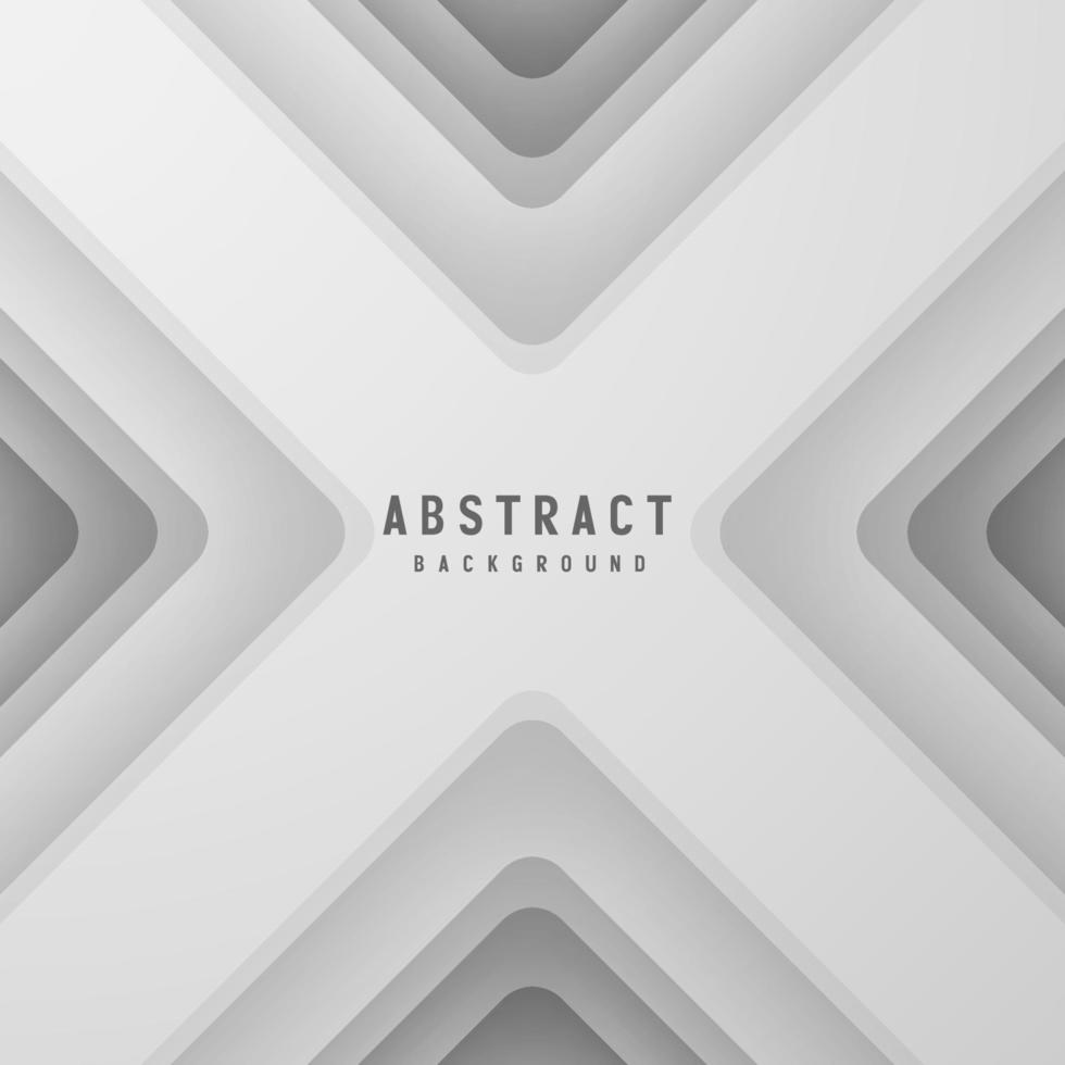 banner abstracte geometrische witte en grijze kleur achtergrond vectorillustratie. vector