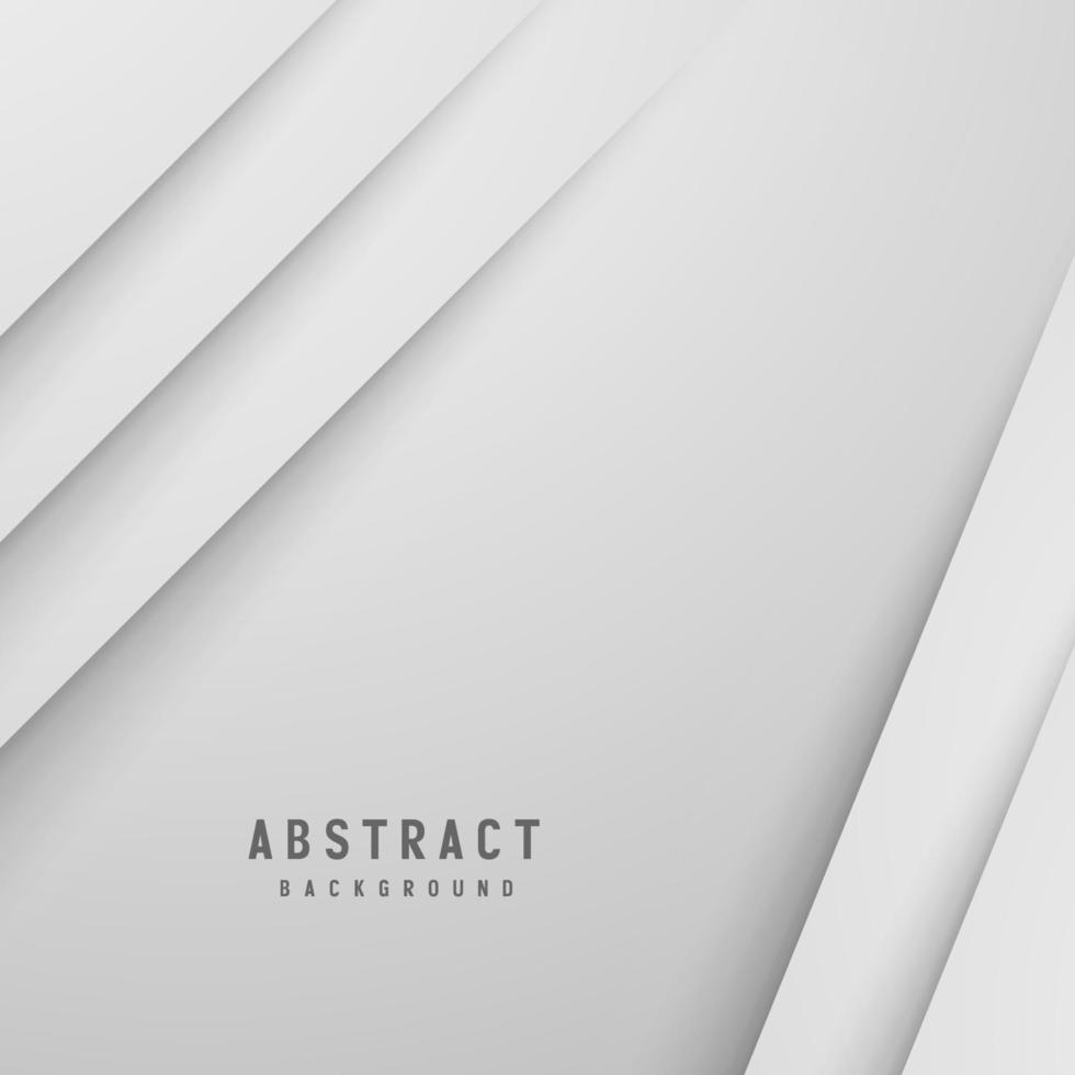 banner abstracte geometrische witte en grijze kleur achtergrond vectorillustratie. vector