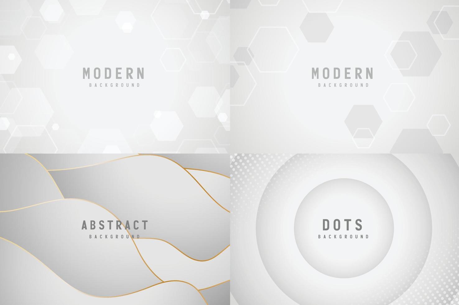 banner abstracte geometrische witte en grijze kleur achtergrond vectorillustratie. vector