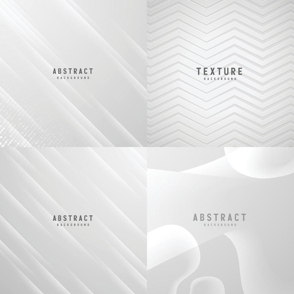 banner abstracte geometrische witte en grijze kleur achtergrond vectorillustratie. vector