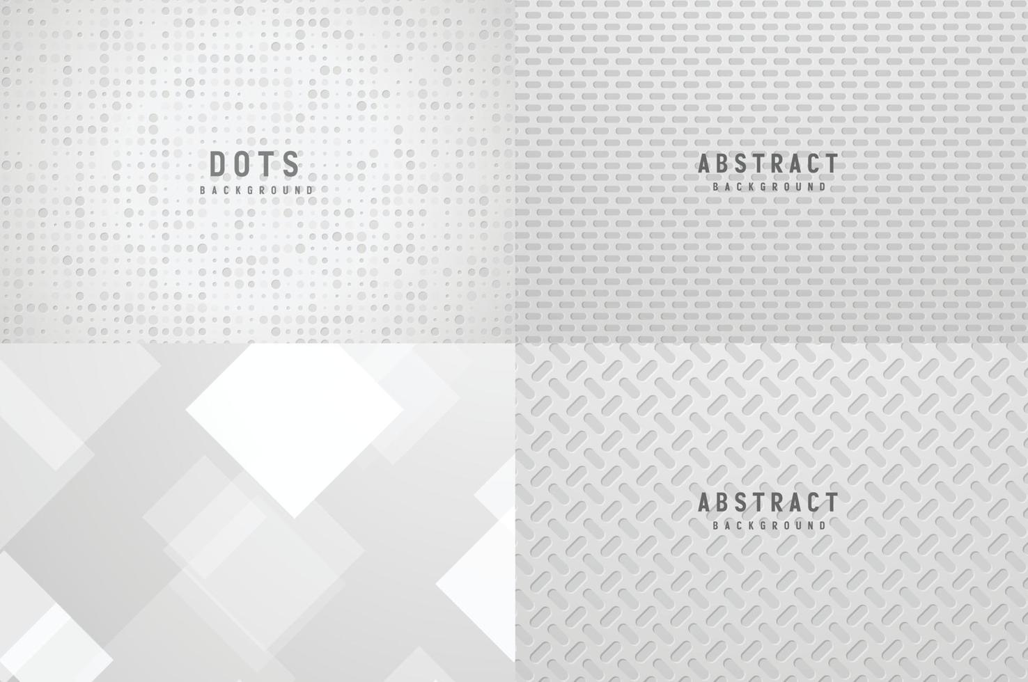 banner abstracte geometrische witte en grijze kleur achtergrond vectorillustratie. vector