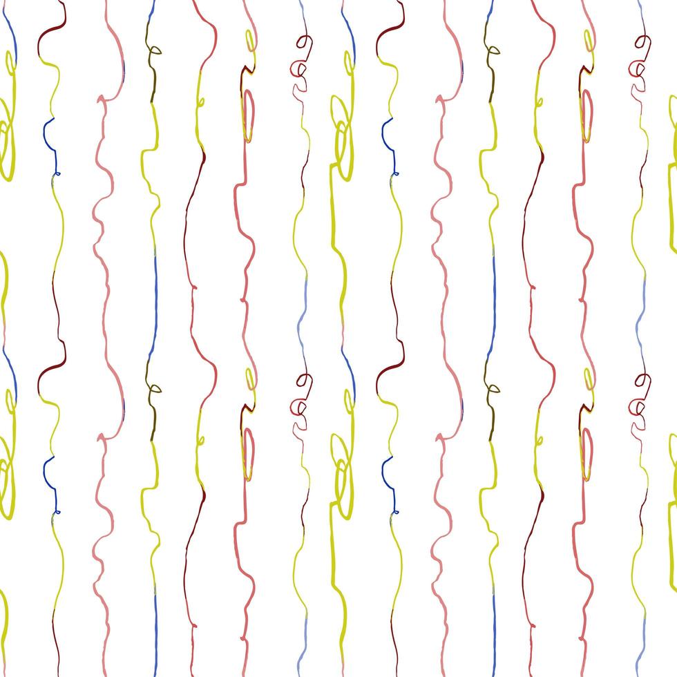 naadloos patroon met handgetekende abstracte verticale lijnen, doodles vector