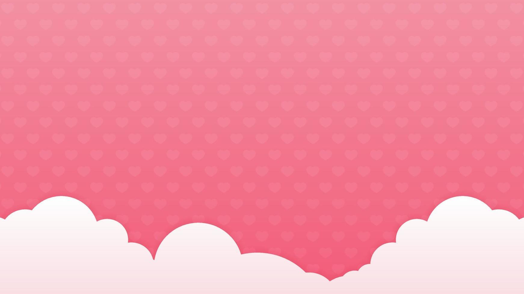 zacht roze kleur achtergrond, vector symbolen van liefde voor happy womens, moeders, Valentijnsdag, verjaardag wenskaarten ontwerp met kopie ruimte