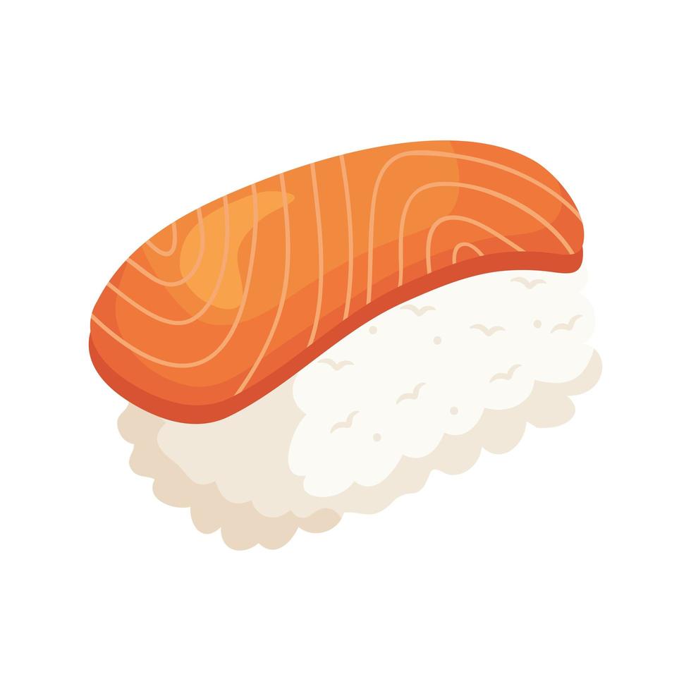 nigiri sushi Japans eten vector