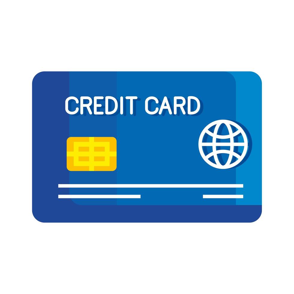 elektronische creditcard vector