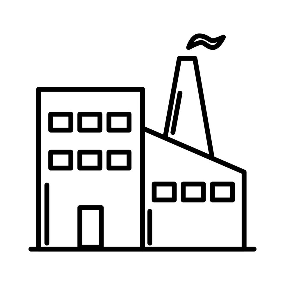 fabriekspictogram of logo geïsoleerd op een witte achtergrond teken symbool vectorillustratie - collectie van hoge kwaliteit zwarte stijl vector iconen