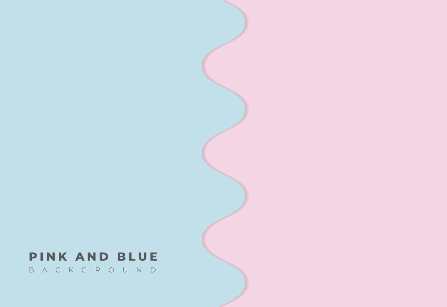blauwe en roze kleur pastel achtergrond. vectorillustratie vector