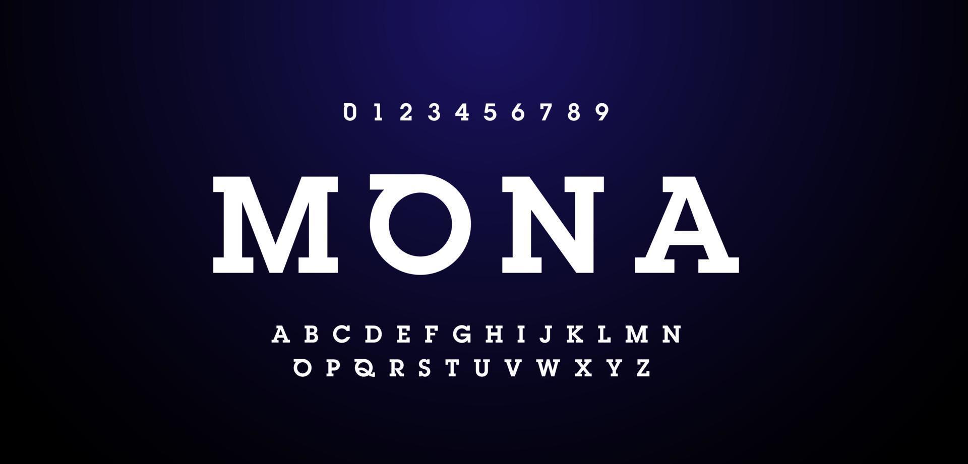 elegante geweldige alfabet letters lettertype en nummer. klassieke belettering minimale modeontwerpen. typografie lettertypen gewone hoofdletters. vector illustratie