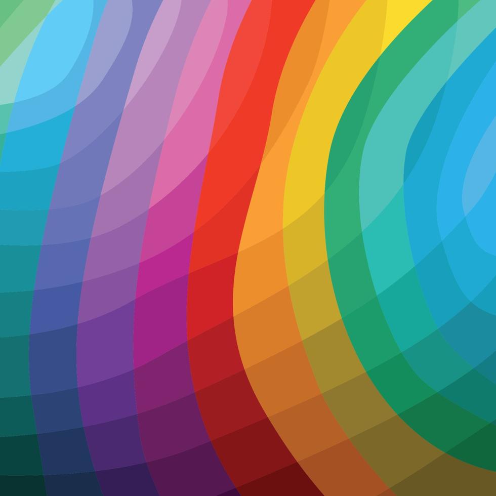 abstracte spectrum kleur golfvorm om af te drukken vector