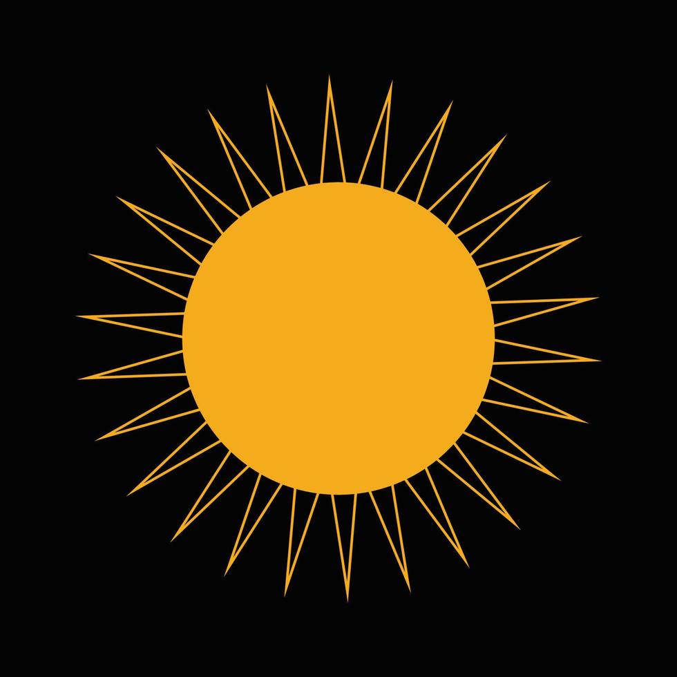 zon vectorillustratie vector