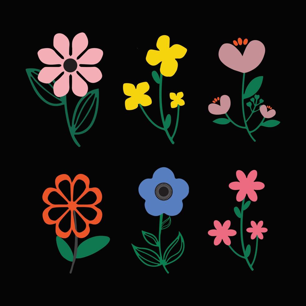 bloem vector collectie