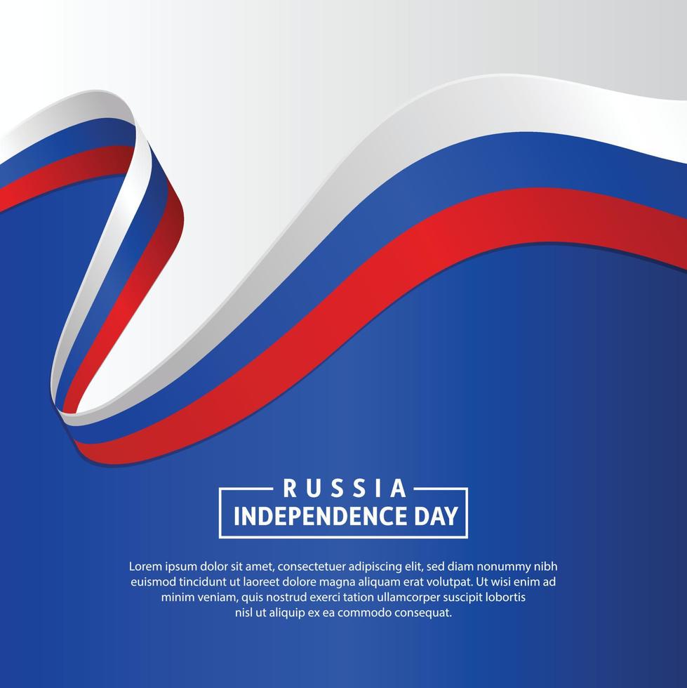 Rusland Onafhankelijkheidsdag achtergrond. 12 juni Russische dag. viering rusland onafhankelijkheidsdag vector