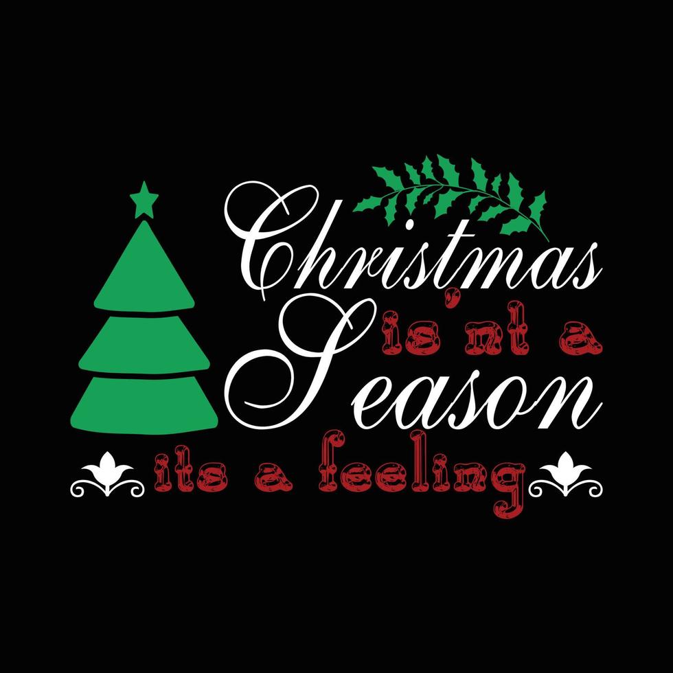 kerstdag t-shirt ontwerp vector