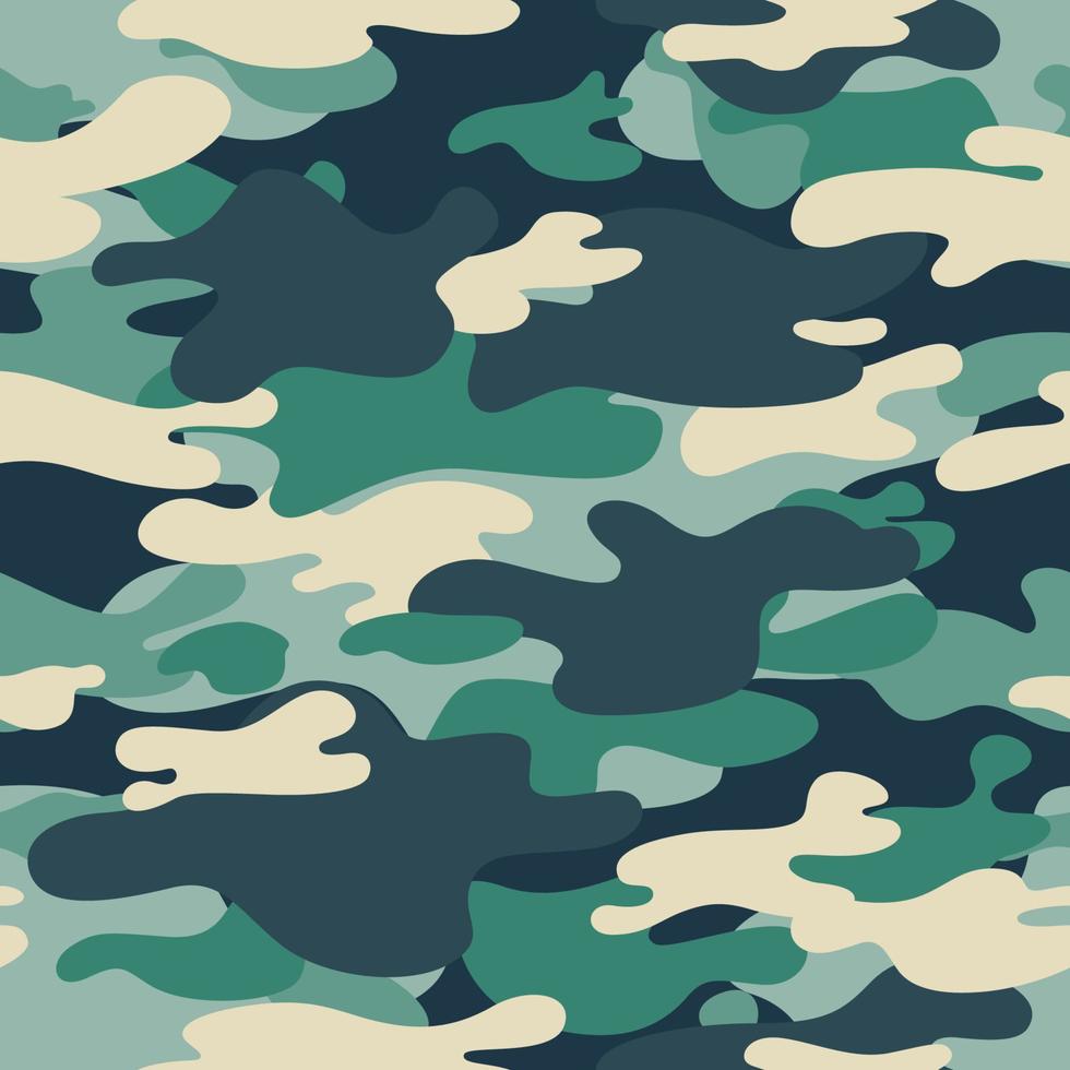 naadloze patroon leger camouflage vector