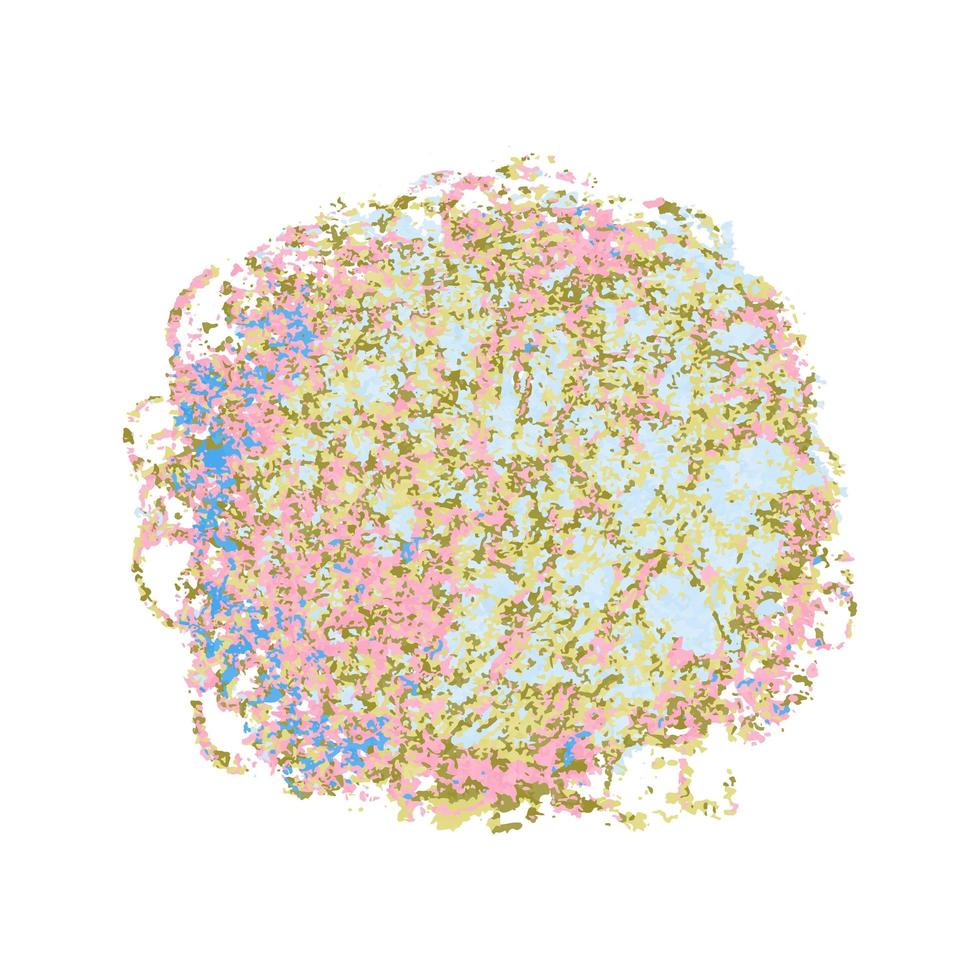 abstracte palstel vlek geïsoleerd op een witte achtergrond vector