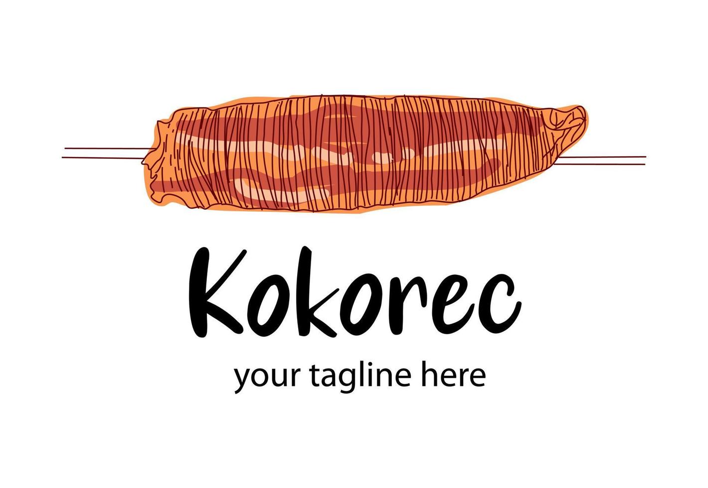 kokorec vector logo ontwerp.