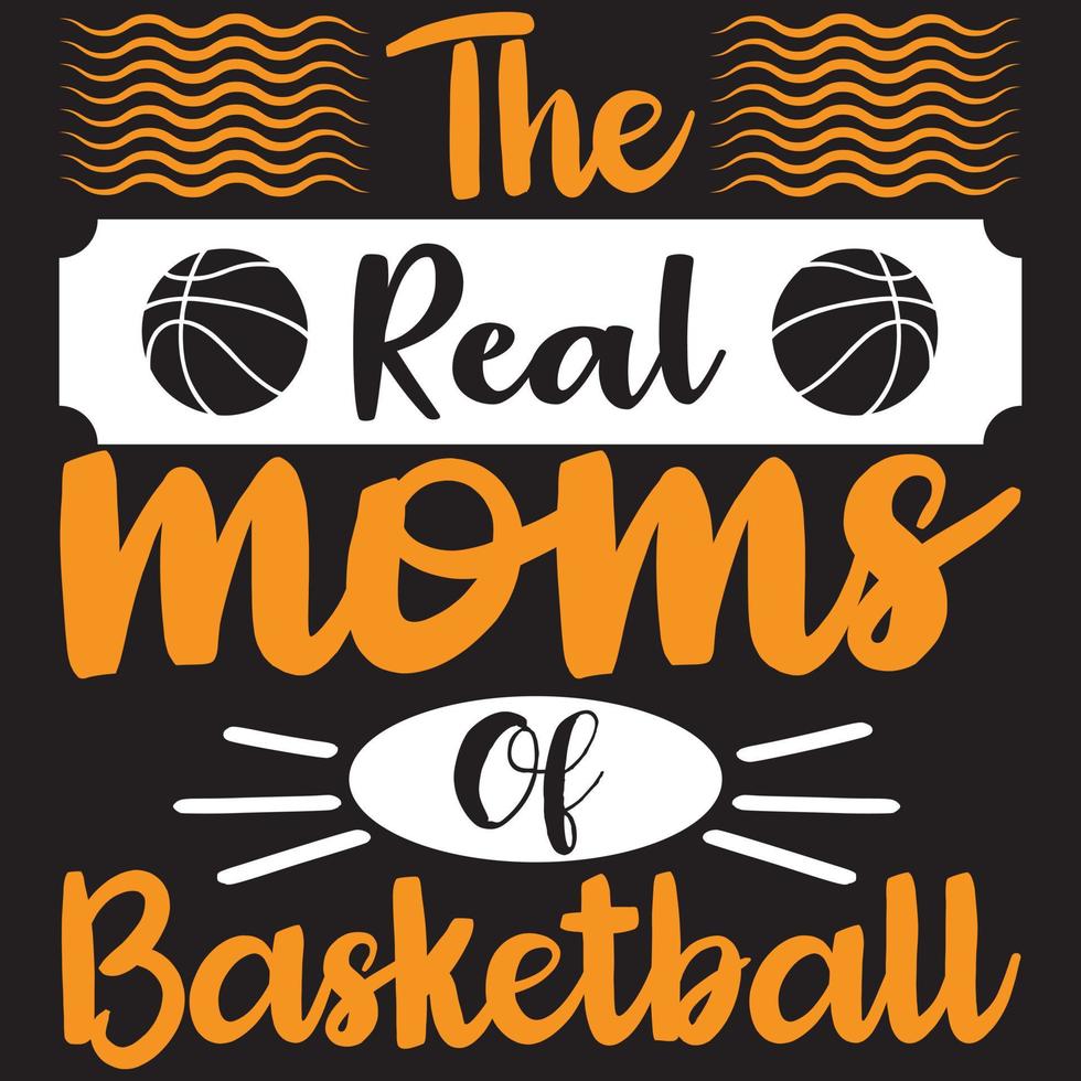 de echte moeders van basketbal vector