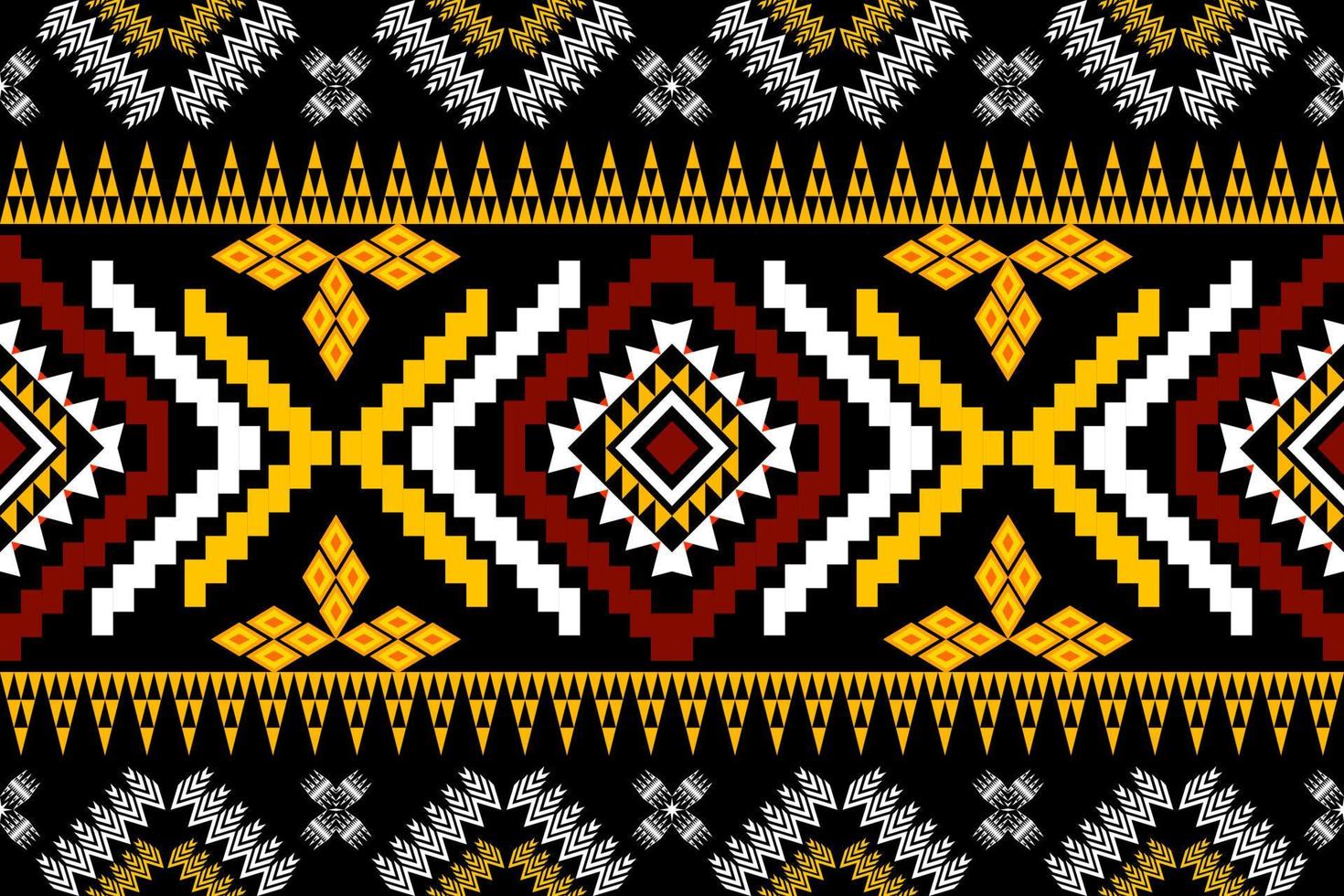 geometrische etnische oosterse traditionele pattern.figure tribal borduurwerk style.design voor behang, kleding, verpakking, stof, vectorillustratie vector