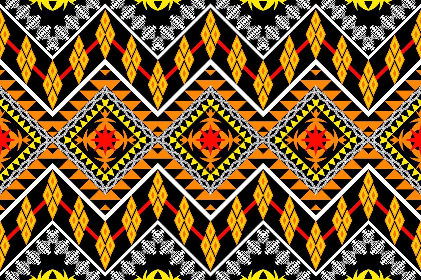 geometrische etnische oosterse traditionele pattern.figure tribal borduurwerk style.design voor behang, kleding, verpakking, stof, vectorillustratie vector