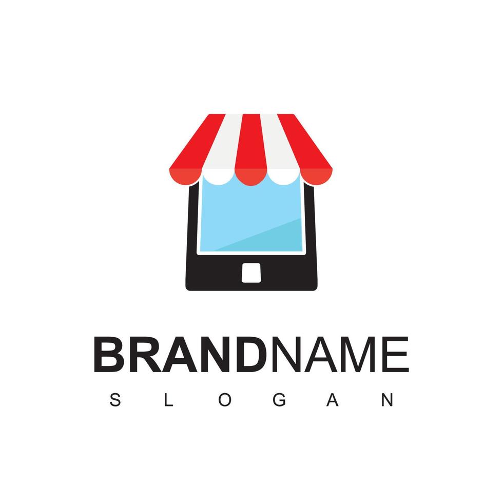 online winkel logo sjabloon vector