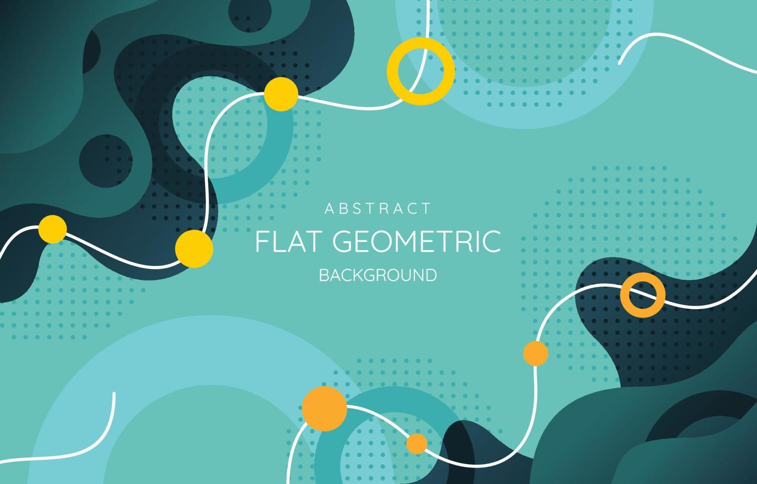 blauwgroen abstracte geometrische achtergrond vector