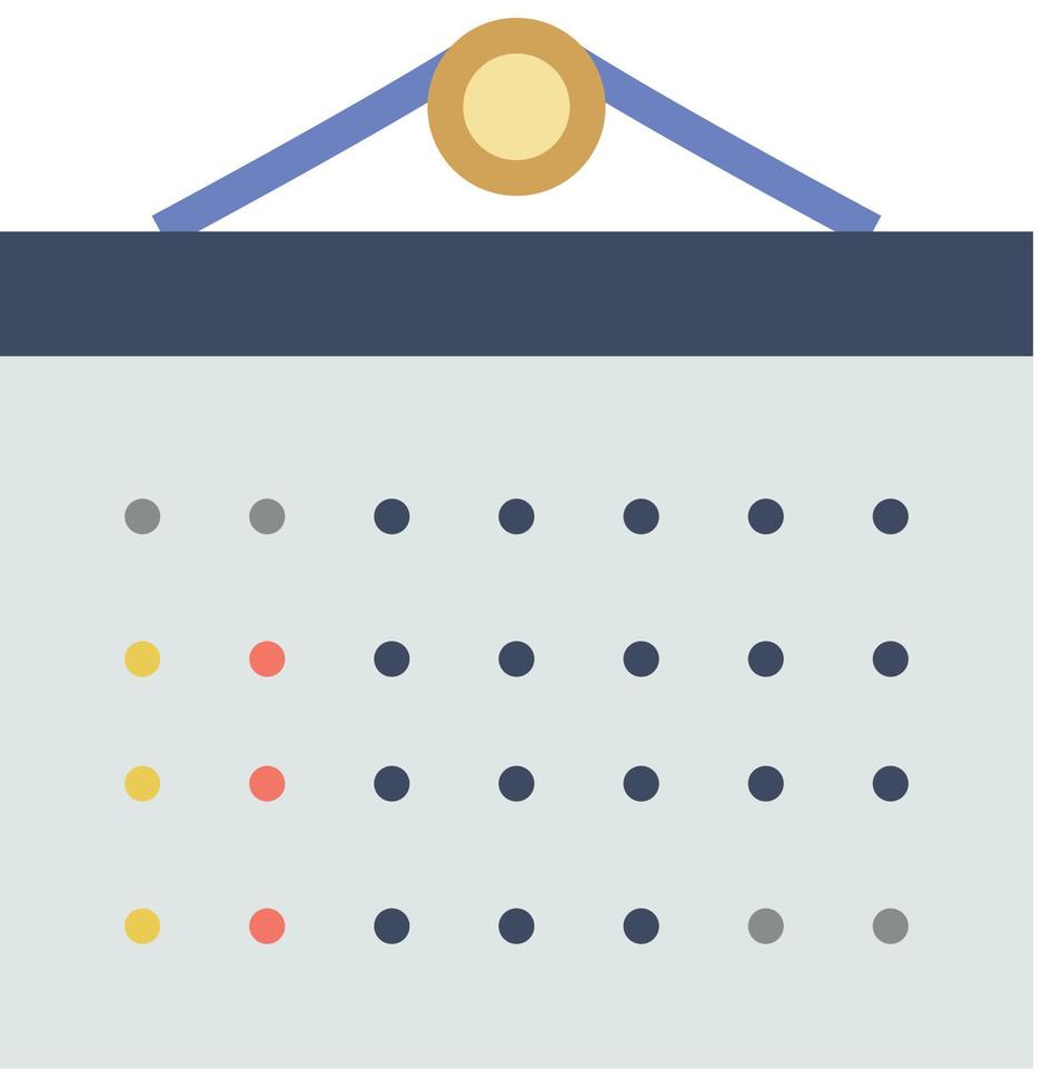 platte kalenderpictogram vector