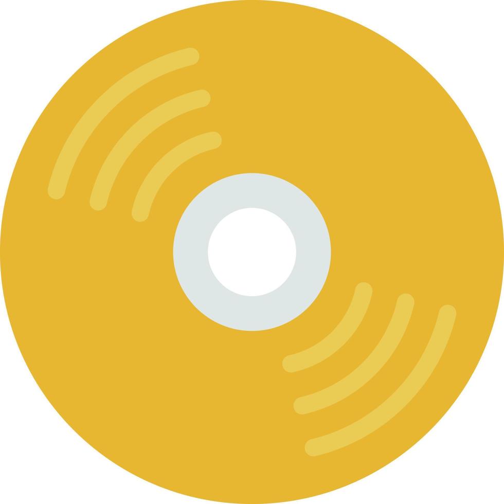 compact disc plat pictogram vector