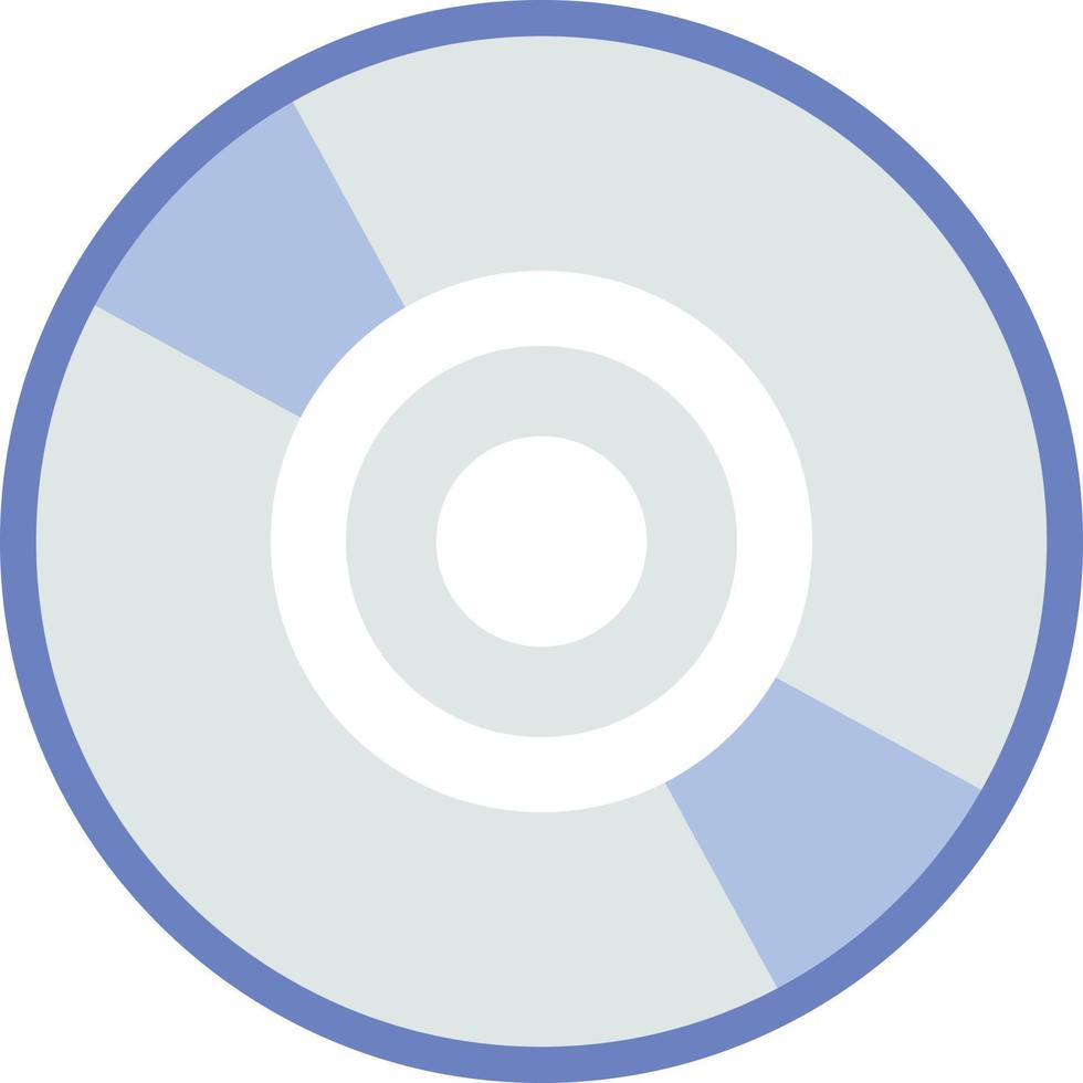 compact disc plat pictogram vector