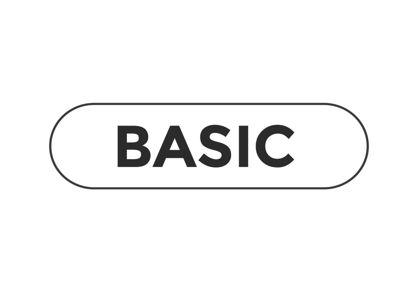 basistekst knop web knop teken pictogram label vector