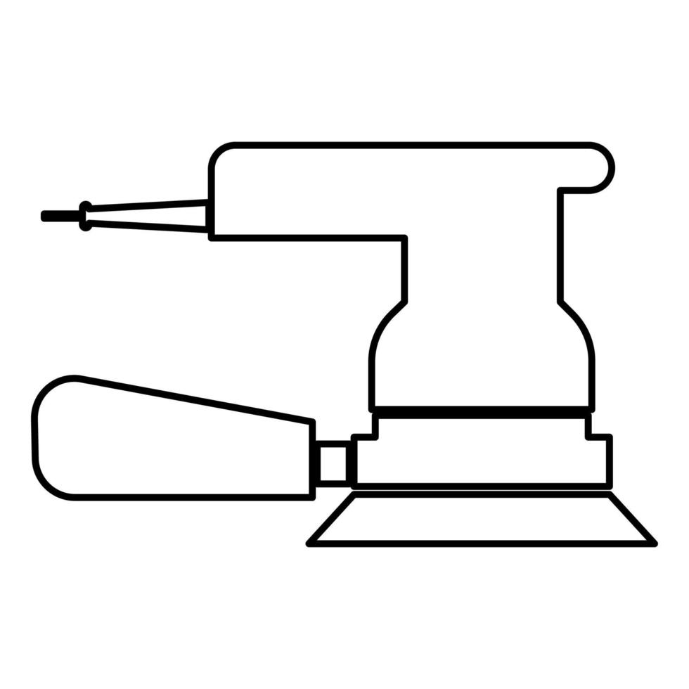 excentrieke grinder pictogram zwarte kleur illustratie vlakke stijl eenvoudige afbeelding vector